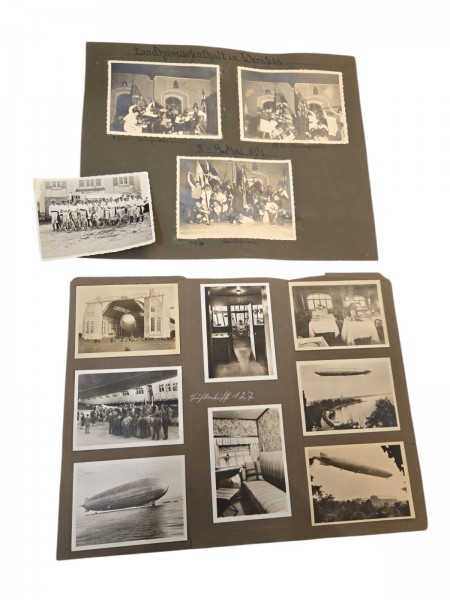 3.Reich 27 Originale Fotos Zeppelin aus einem Album