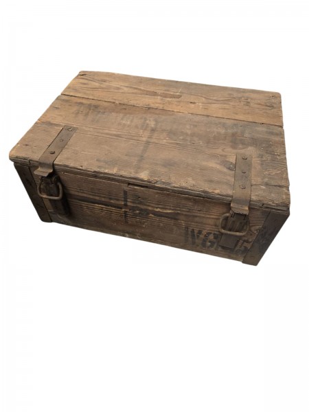 Selten Deutsch 1.WK Wurfgranate 15 Kiste 48x33x19cm