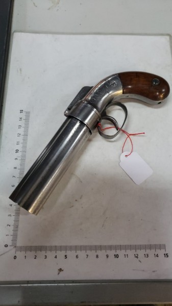 Perkussion Bündel Revolver um 1860 New York Top Zustand