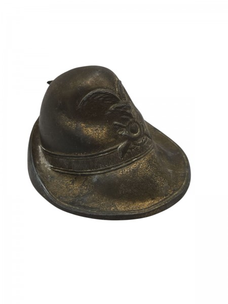 Italia Alpino Messing Helm klein ca.10x9cm