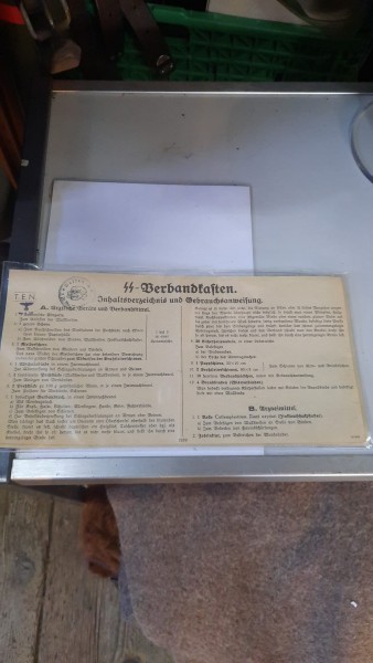 Orginal SS-Papier SS-Verbandsfakten