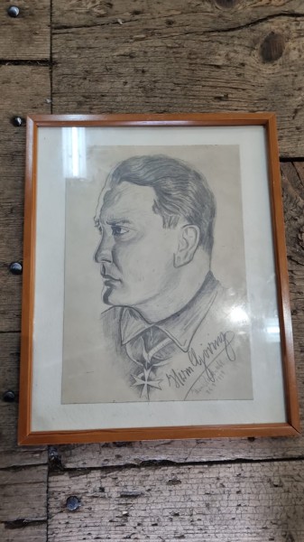Original Göring Bild 31x26cm