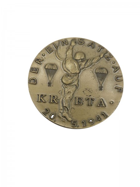 Original Kreta Ehren Plakette 6x6 cm