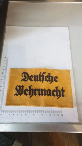 Original Wehrmachts Armbinde bestickt