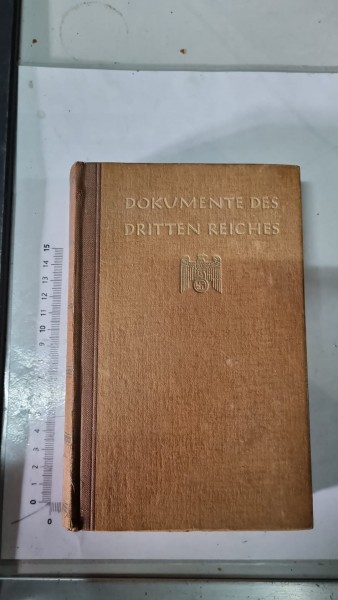 Original Buch aus der zeit Dokumente des Dritten Reiches