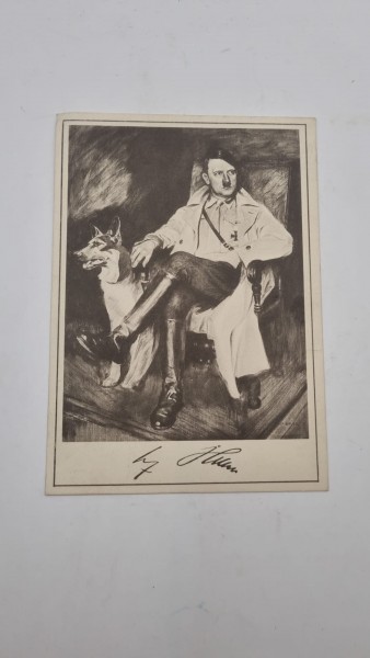 Original A.Hitler Postkarte