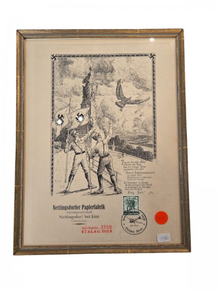 3.Reich Bild ca.34x25cm