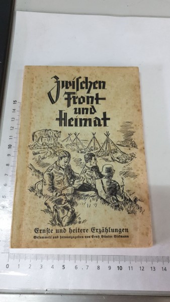 Buch Zwischen Front und Heimat (Weihnachtsspende 1943)