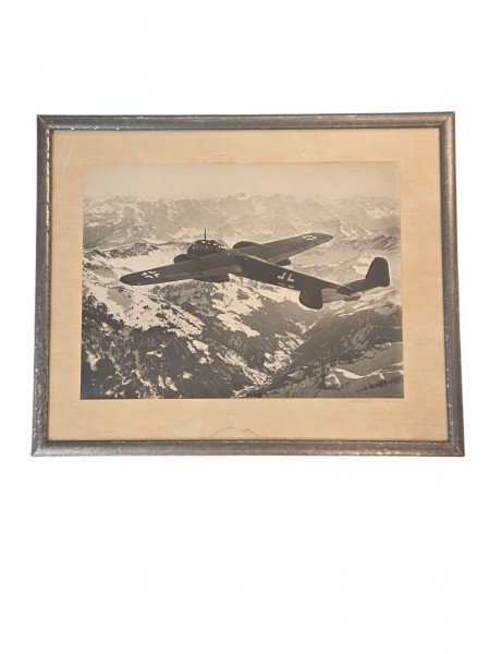 Dornier Bomber Foto mit Widmung 52x42cm