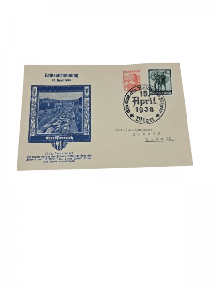 3.Reich Postkarte