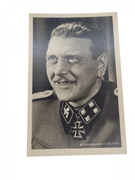 SS -Sturmbannführer Otto Skorzeny Postkarte