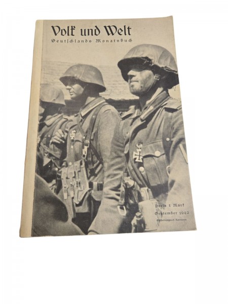 Volk und Welt. Deutschlands Monatsbuch Heft September 1942