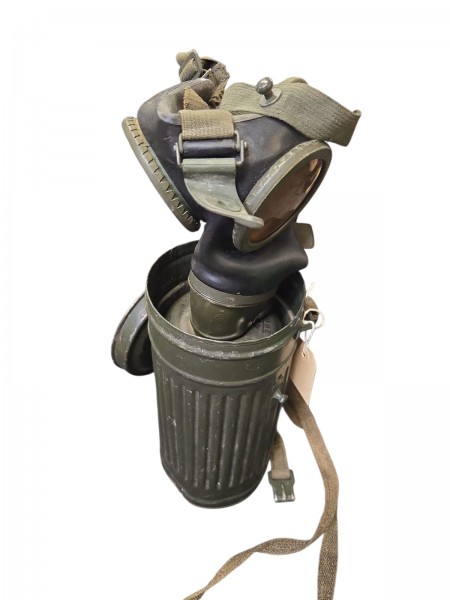Wehrmacht Gasmaske Komplett 1942 Gestempelt Top Zustand