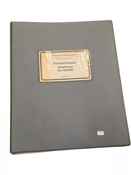 Ersatzteil-Katalog Bewaffnung Flz. Hunter