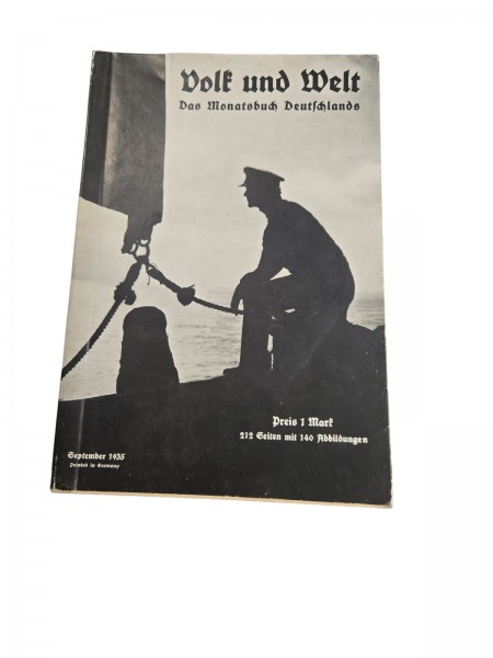 Volk und Welt. Deutschlands Monatsbuch Heft September 1935