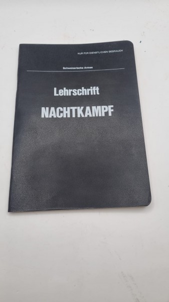 Lehrschrift Nachtkampf